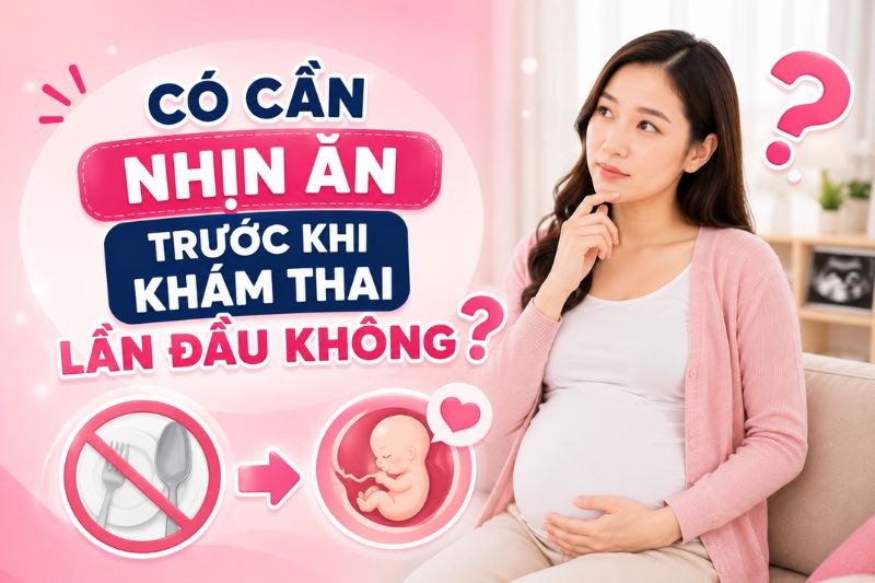 có cần nhịn ăn trước khi khám thai lần đầu không